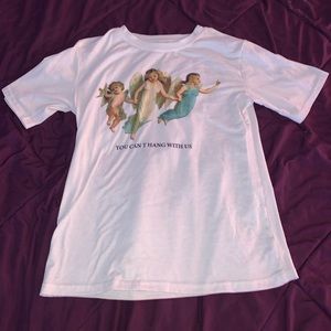 white angel shirt